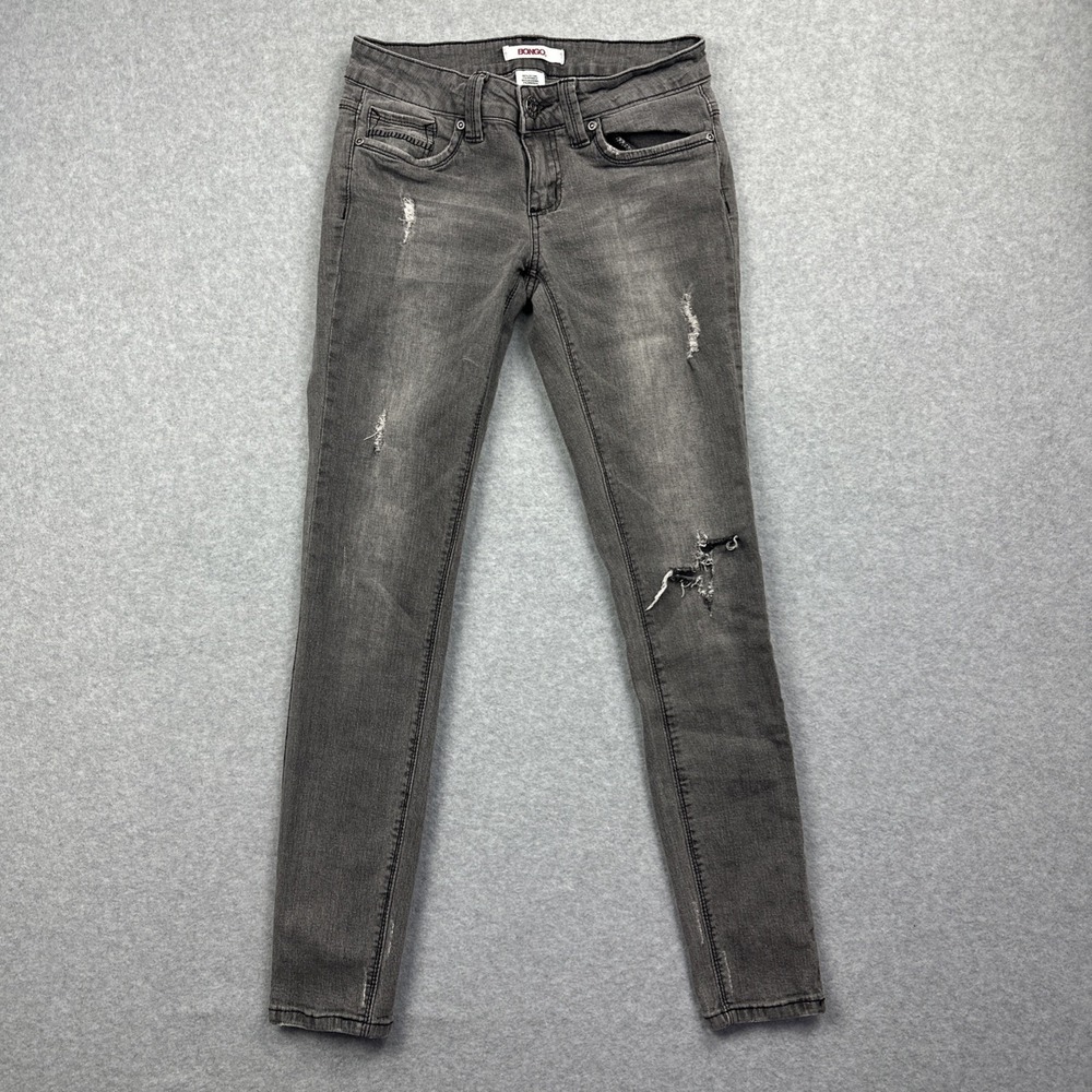 Bongo Distressed Black‎ Jeans Women's Juniors Size 5